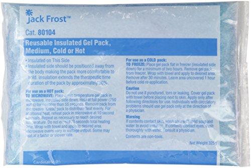 Cardinal Health 80104 Pack Hot/Cold Jack Frost Gel Med 9x6" LF Reusable Ea Part# 80104 byCardinal Health qty of 1 Unit