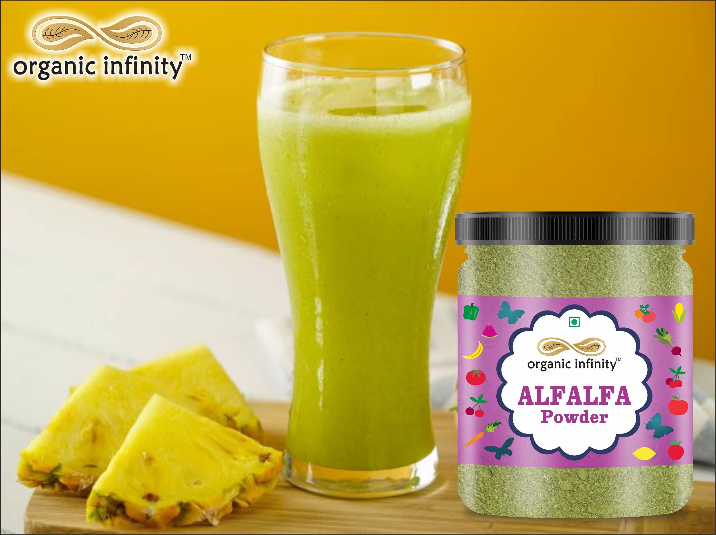 Organic Infinity Organic Infinity Alfalfa Grass Powder - 100 GM By Organic Infinity