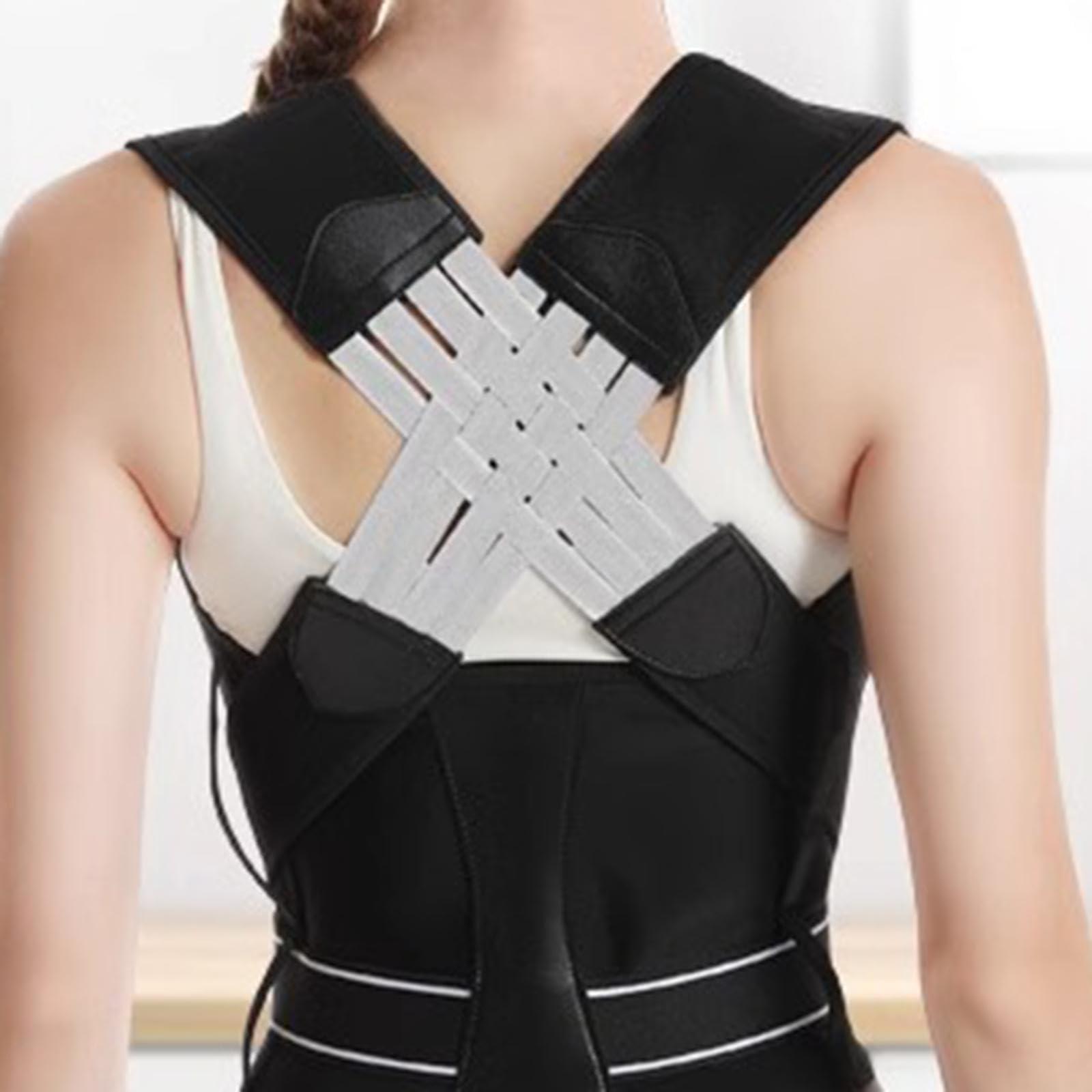 bnf bnf 2 Pieces Back Brace and Posture Corrector Comfortable Shoulder and Neck Support S|Health & Beauty| Medical, Mobility & Disability| Orthopedics & Supports| Orthotics, Braces & Sleeves
