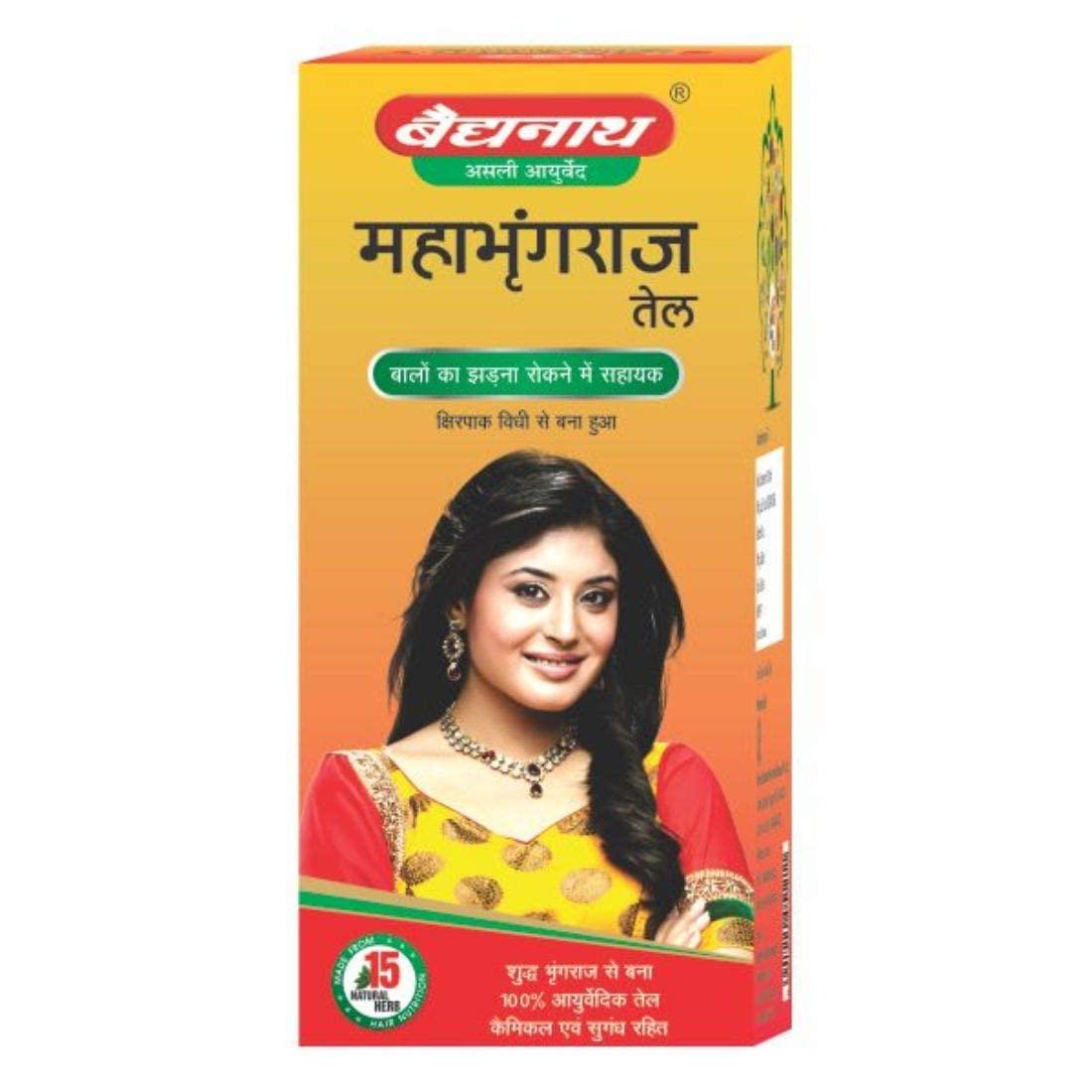 Baidyanath Baidyanath Bhringrajasava 450 Ml Syrup & Mahabhringraj Tel 100 Ml
