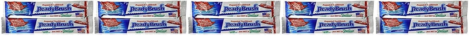 Readybrush Ready Brush Prepasted Disposable Toothbrush 10 count