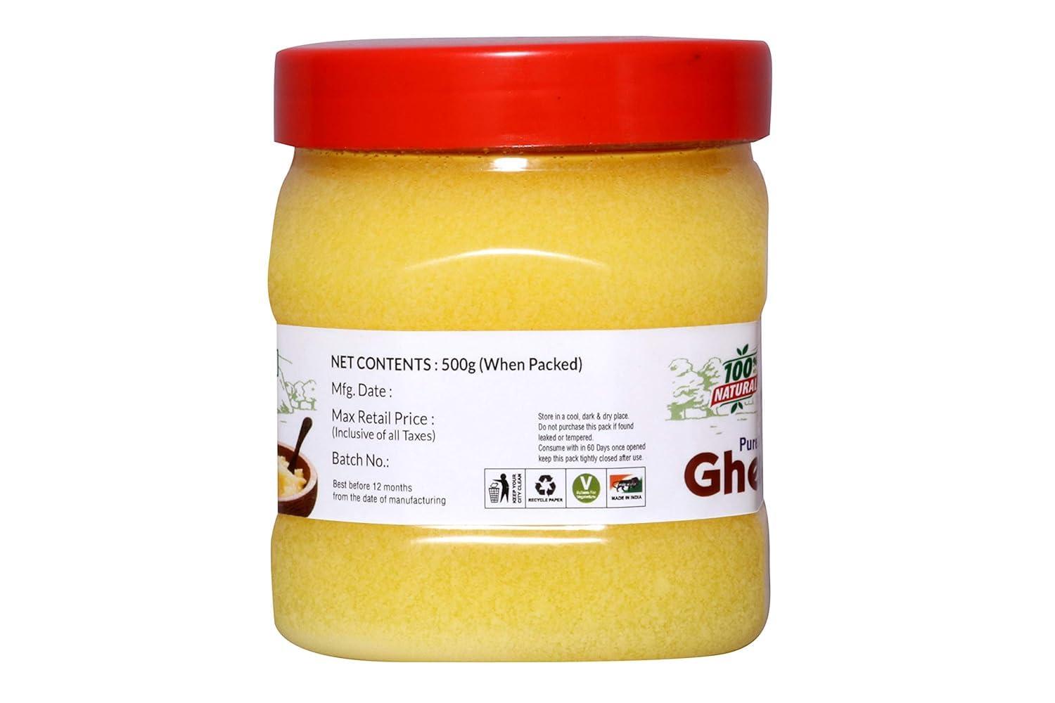 Healthy Diet Healthy Diet Pure & Natural Cow Ghee | Pure Haryanvi I Direct From Village,\"Healthy Diet For Healthy Life\" - 400 Ml