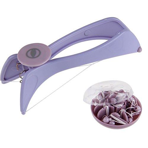 Glowick Glowick Facial Eyebrow Hair Removal Tweezer Tool Hair Threading and Removal System Tweezers Hair Threading Kit for Women (1Pcs)