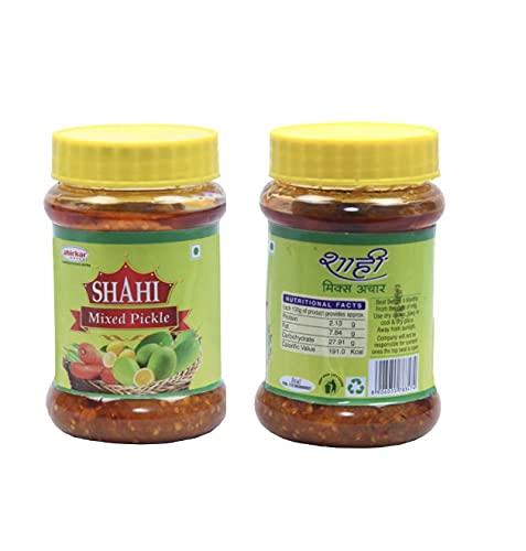 SHAHI Shahi Mango Pickle, Shahi Mixed Pickle and Shahi Lemon Chilli Pickle, Combo Set - 200gms Each.