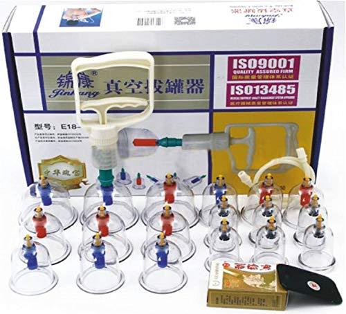 acs Acs Vacuum Cupping Set of 18 Vacuum Cupping Set of 18 Massager (White)