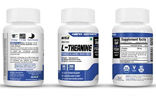 NutriJa NutriJa L-Theanine (USP Grade) 100% Pure Powder (100 Grams)