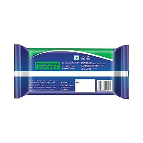 RAJ SUPER WHITE Raj Super White Laundry Soap Bar, 3.5 kg (Pack of 35 x 100g)