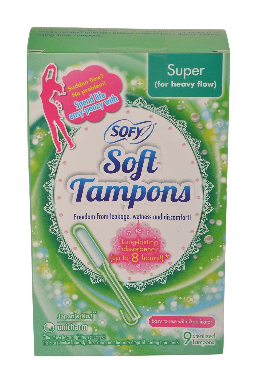 Sofy Sofy Soft Tampons, 9 Numbers Pack