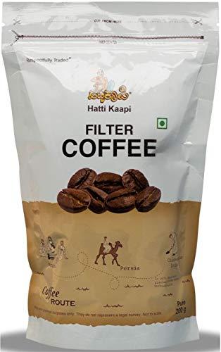 Hatti Kaapi Hatti Kaapi Chicory Blended Coffee Powder and Pure Coffee 400 Grams (Combo of 2)