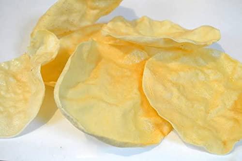 BSR BSR Plain Indian Crispy Appalam happala papad Ammul Tasty 400 Gram ( Pack of 4)