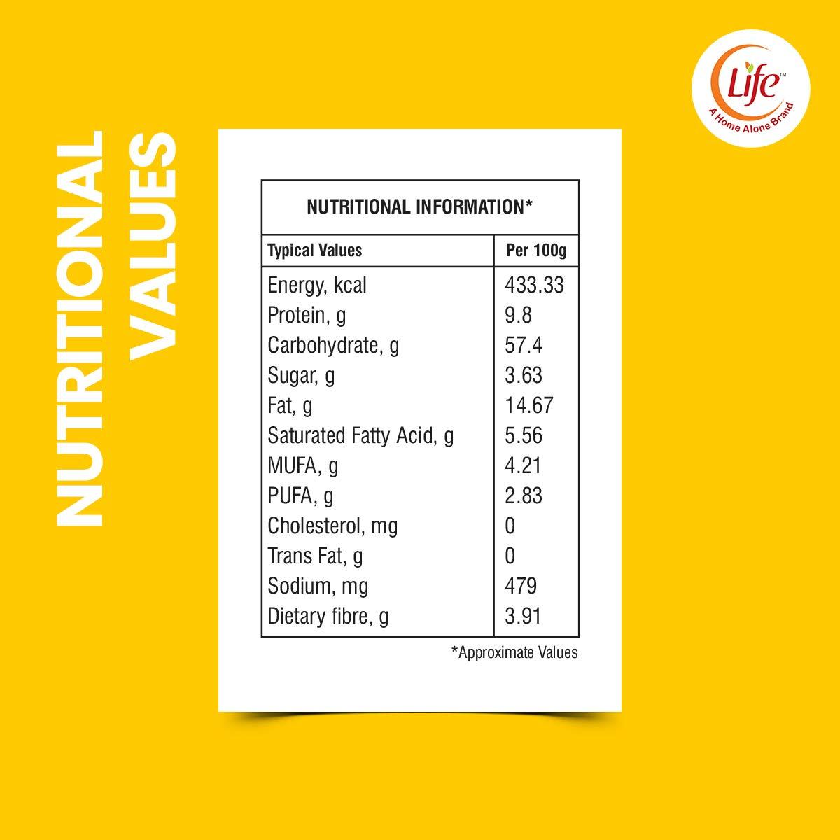 Life Life SOYA Chips Garlic Gobbles 100g Each Healthy Snacks and Namkeen Pack of 6