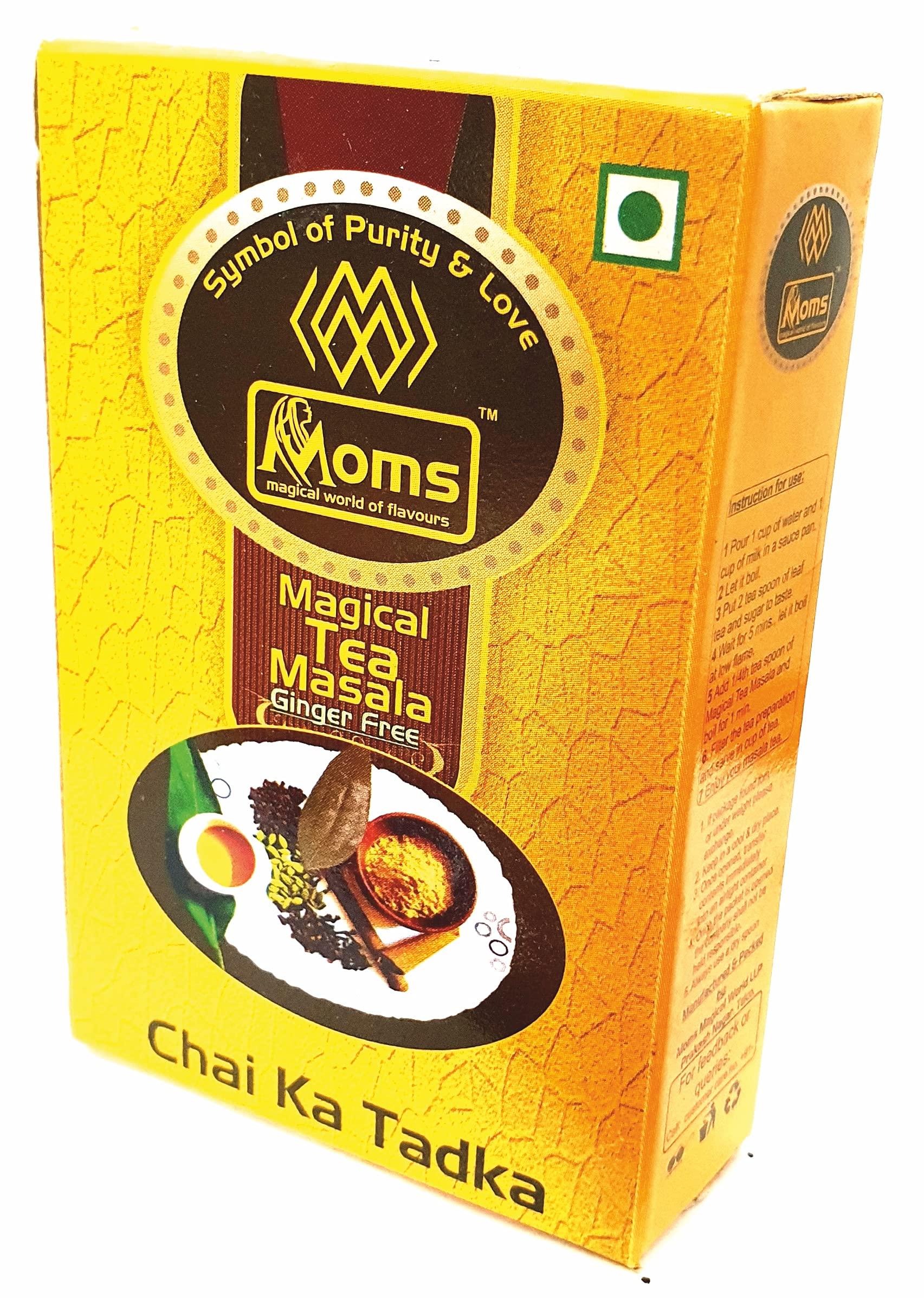 Moms Magical World of Flavours Moms Magical Tea Masala (Ginger Free) (Without Ginger, 25g) Tea Additive Immunity Booster and super taste builder.