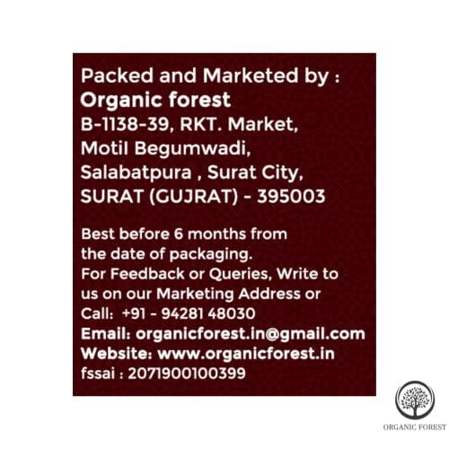 Organic forest Organic Forest Country Side Brown Sugar Mineral Rich And Raw Luscious Sugar 100 % Natural Brown Sugar Standard Zip Lock Pack Of 2000 Gm (1 kg (Pack of 2))