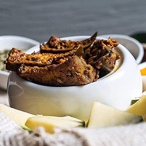 MARTBAAN MARTBAAN : Sukha Aam Ka Achar | Dry Mango Pickle I Sun Dried Sliced Mangoes with Authentic Spices (Seedless) I Handpicked | Homemade I No Artificial Preservative I 300 Grams