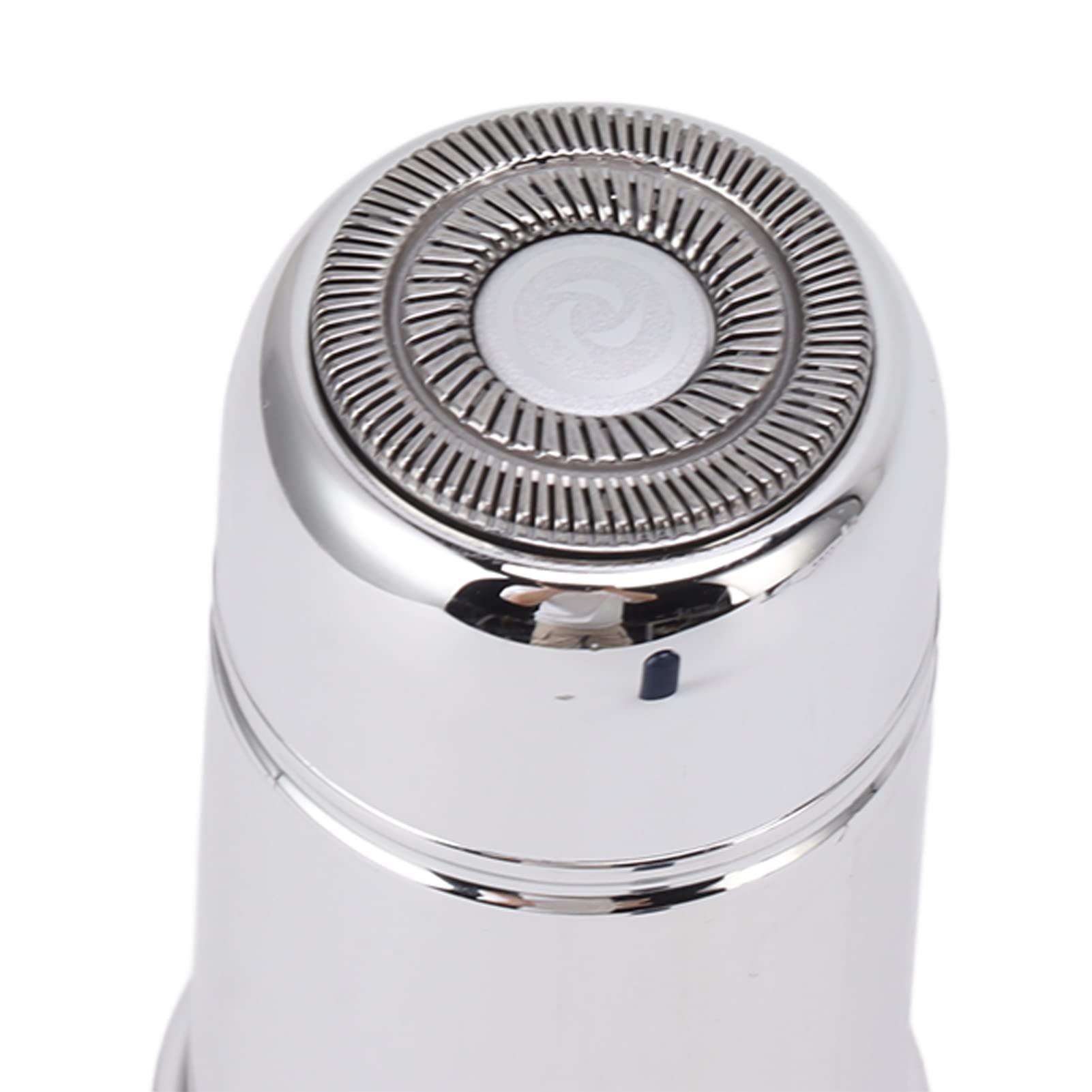 CUEI Mini Portable Shaver, Water Resistance Perfect Touch Mini Electric Floating Head Type C for Beard Shave (Blue)