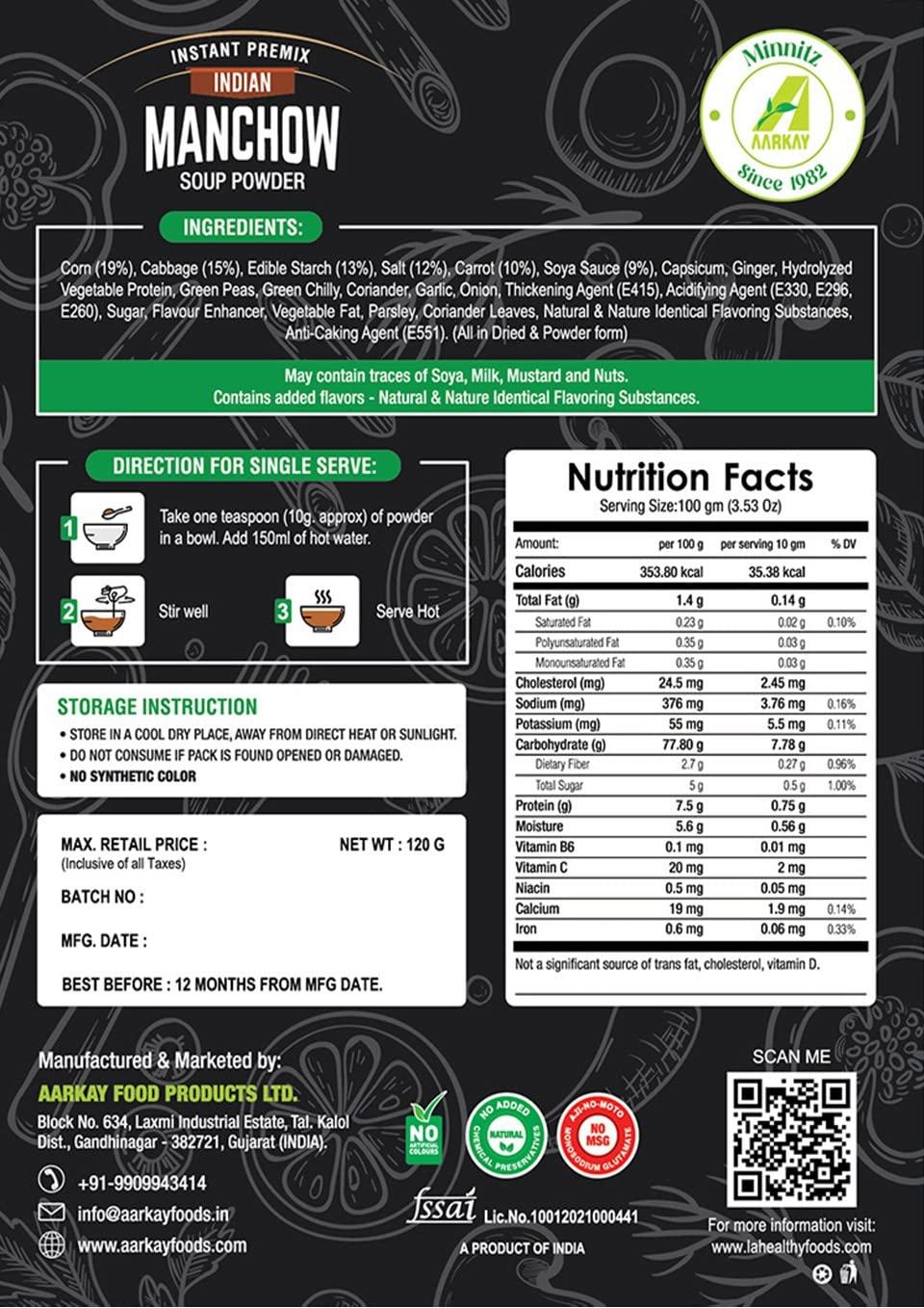 Minnitz Minnitz Instant Manchow Soup Powder Ready To Make Instant Soup Mix