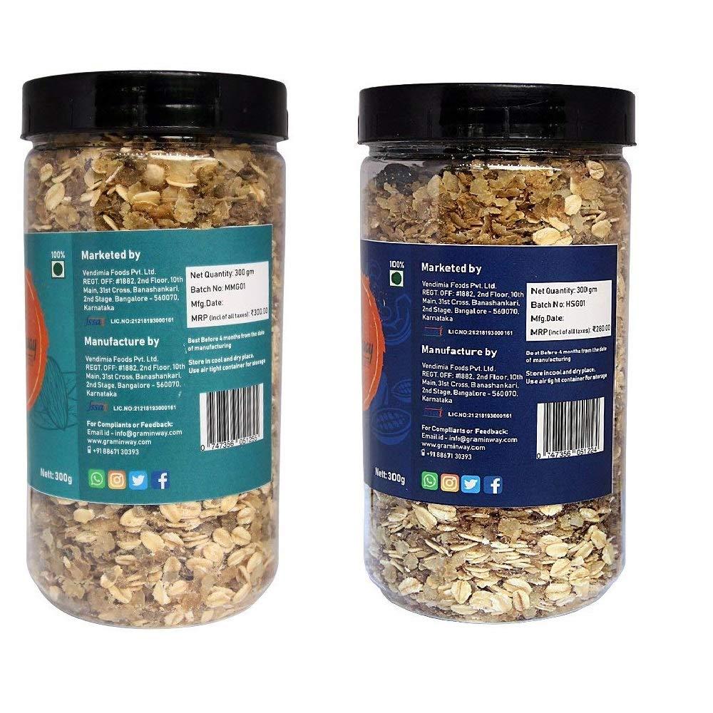 Graminway Graminway Multi Millet & Healthy Salted Granola, 2 x 300 g
