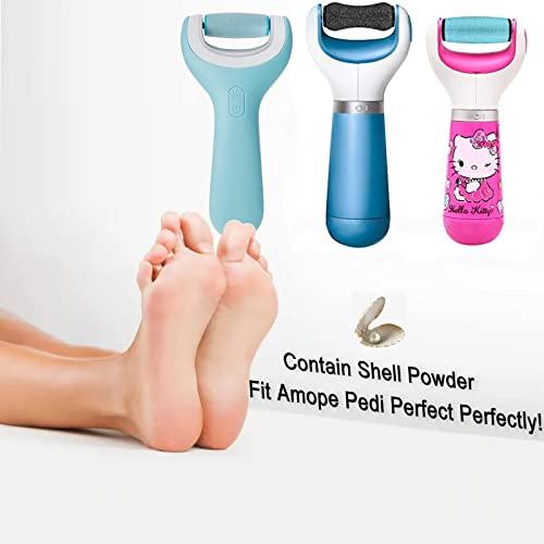 Mayting Replacement Roller Refill Heads for Amope Pedi Perfect Electronic Foot File (1 Extra&4 Regular contains shell powder)