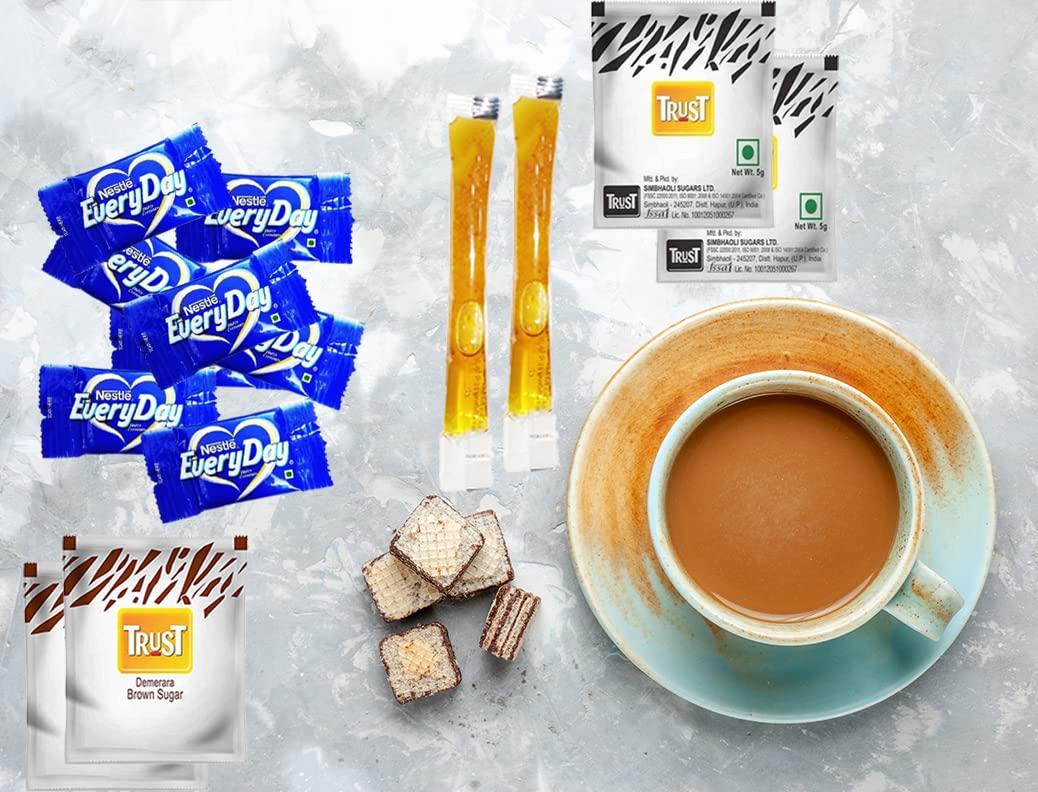 PRO ORGANIC LIFE PRO ORGANIC LIFE Nestle Everyday Dairy Creamer Sachets(3gm.*300)TRUST Brown sugar sachet(5gm.*400)/TRUST White sugar Sachets(5gm.*400)/PRO ORGANIC LIFE Honey Sachets (8gm*40)