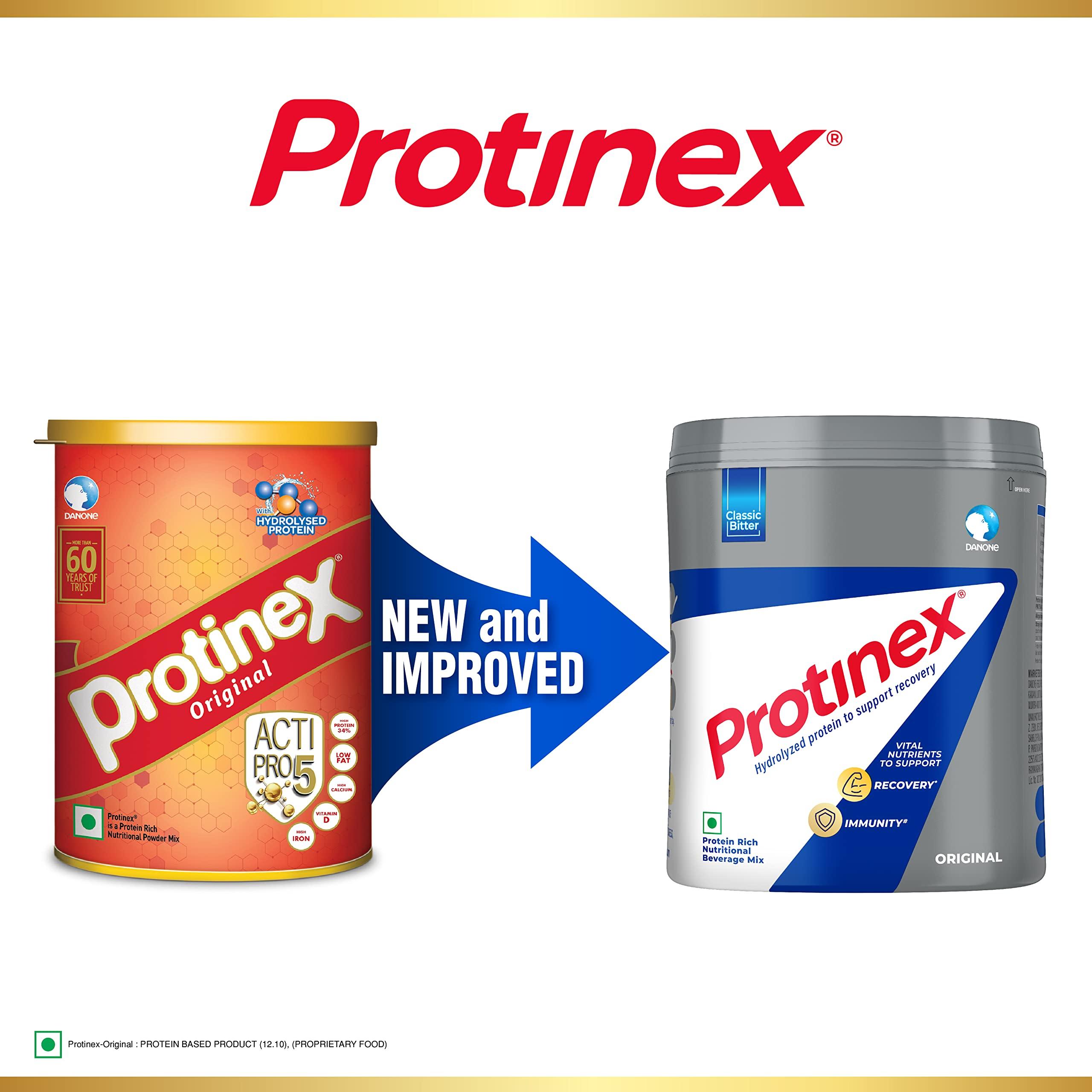 Protinex Protinex Nutritional Protein Drink Mix For Adults-(Original, 400 Gms, Jar) & Nutritional Drink Mix For Adults with High protein & 10 Immuno Nutrients, Tasty Chocolate, 250g