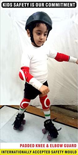 JUST RIDER JUST RIDER Skating kit for Kids (Pink, Small- 5-10 Year)