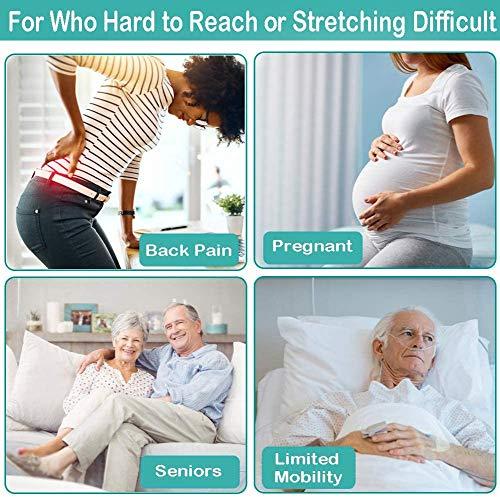 Momowoa Toilet Aids Tools, Long Reach Comfort Wipe, Bottom Buddy Toilet Tissue Wiping Aid Ideal Daily Living Bathroom Aid for Limited Mobility