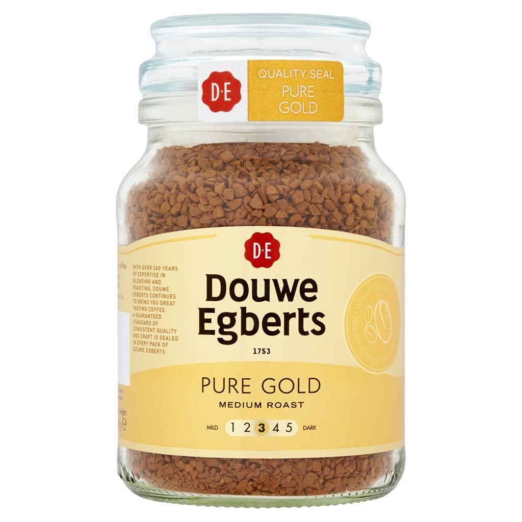 Douwe Egberts Douwe Egberts Pure Gold Instant Coffee, 3.35 Oz / 95 Gram, Ground, Bottle
