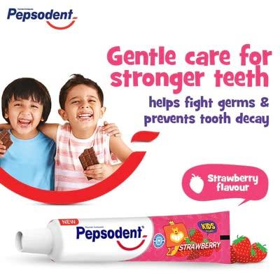 Pepsodent Pepsodent Kids Healthy Teeth Toothpaste Strawberry, 45 G (Pack Of 5)