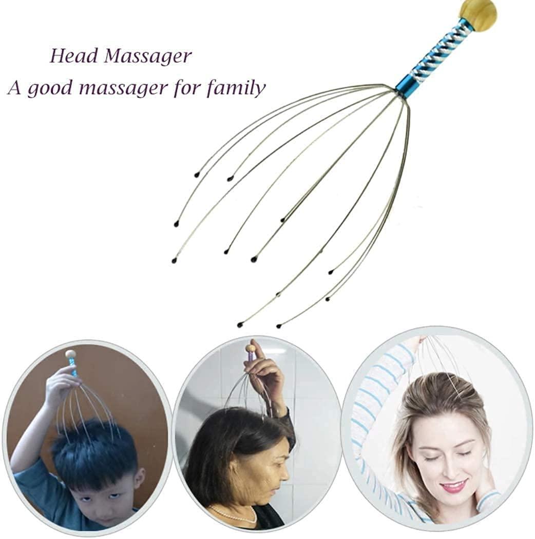 Ronest Ronest Scalp Massager Head [ PACK OF 1 ] -No Batteries Required Head Massager for Pain Relief Manual Head Massage Tingler