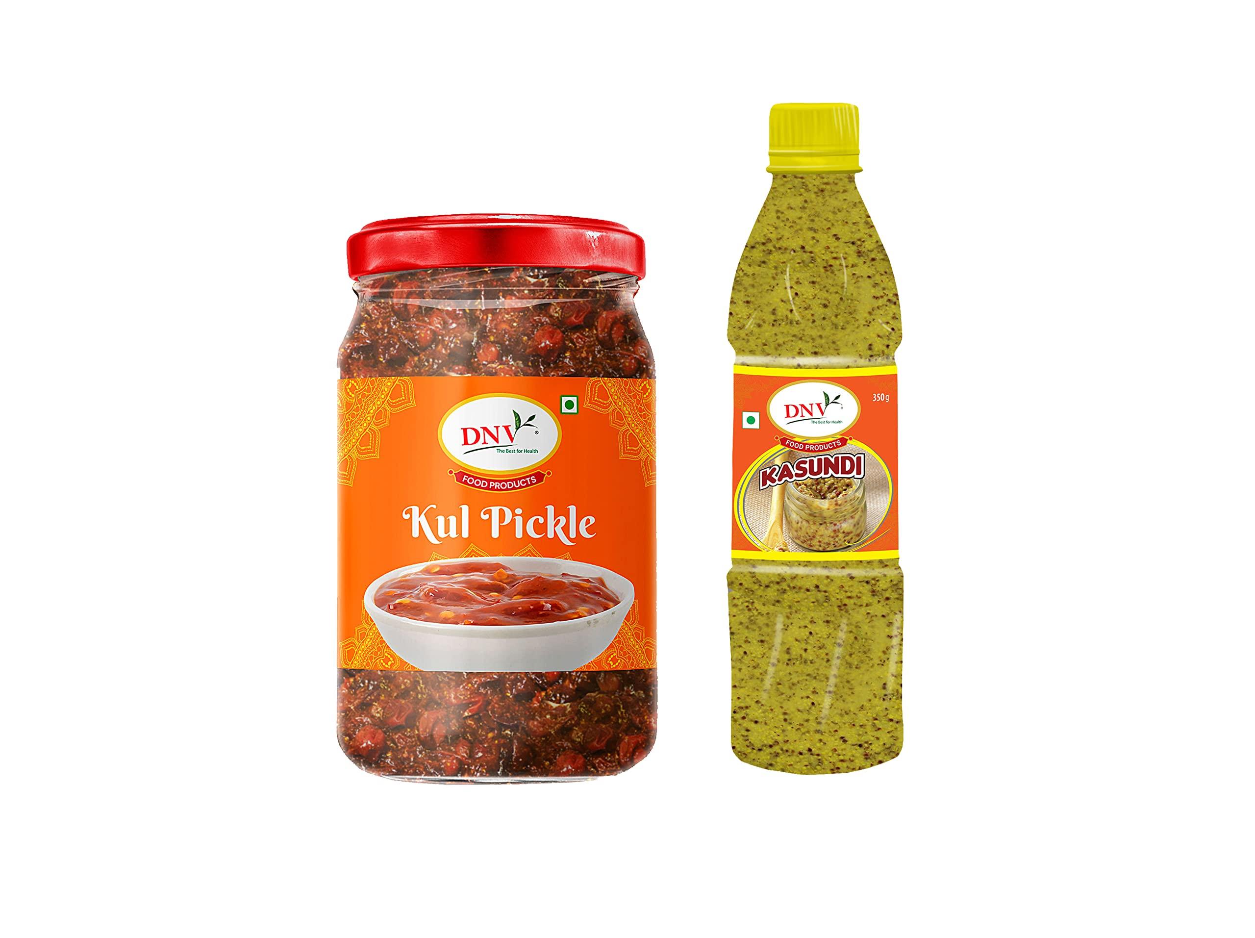 DNV DNV Bengali Combo of Mustard Kasundi Sauce 350gm & Kul Pickle 200gm