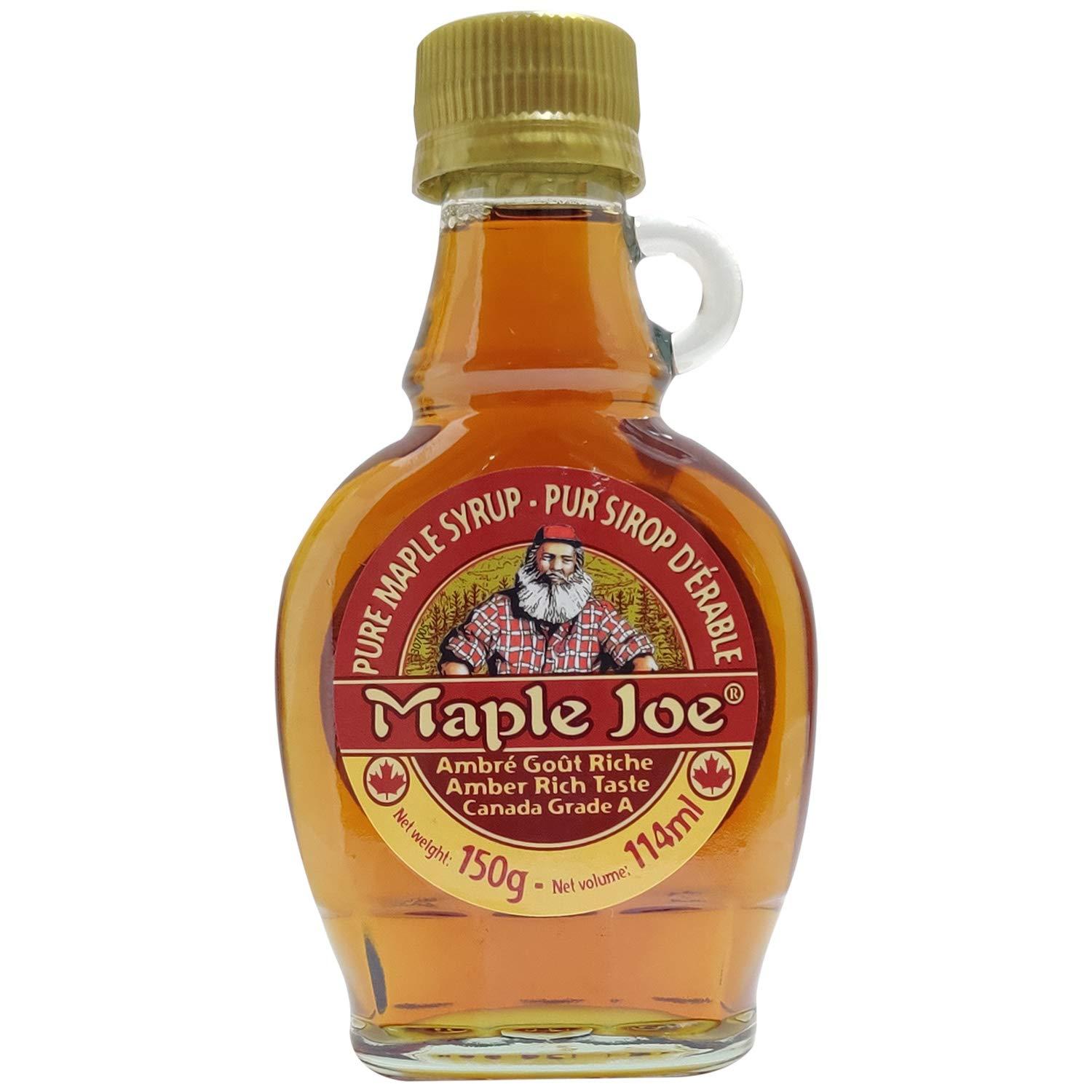 Maple Joe Maple Joe Canadian Grade A Maple Syrup, 150g | Vegan | Light and Delicate | No Additives, No Added Colours, 150g