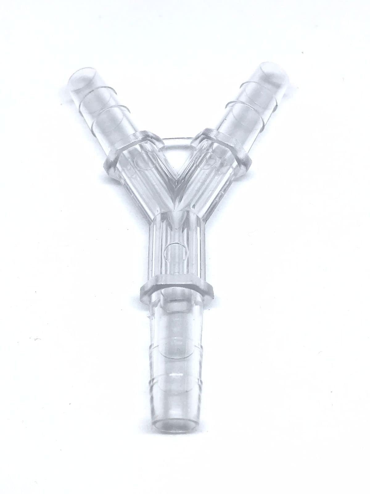 ARIAN Y Oxygen Tubing Connector Medical Grade for connecting two oxygen source tubing with one delievery source of tubing/Responsive Respiratory Y Oxygen Tubing Connector (Each)