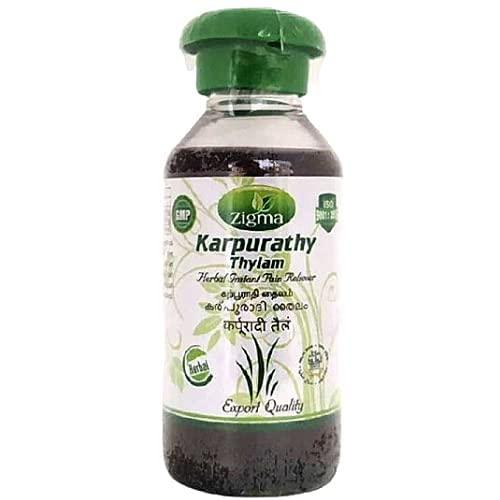 Zigma ZIGMA karpooradi thailam oil karpooradi thailam oil 100ml (Pack of 2) Nagercoil karpooradi thailam for pain relief karpooradi thailam headache karpooradi oil for migrain karpooradi thailam oil avp