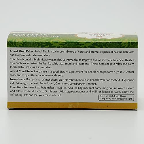 BAPS Amrut BAPS Amrut Mind Relax Herbal Tea 20bags