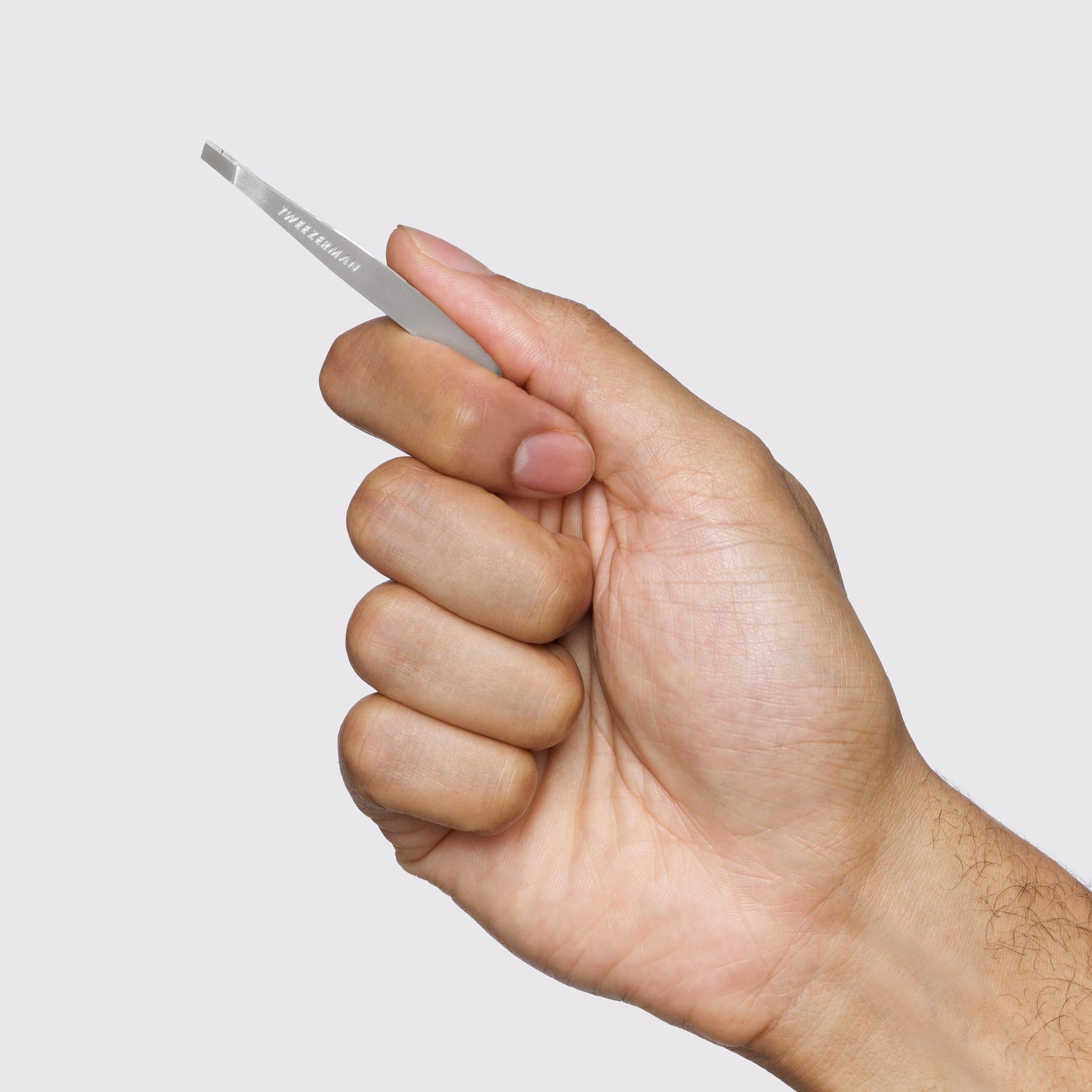 Tweezerman Tweezerman Mini Slant Tweezer, Classic Stainless