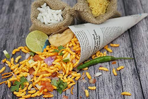 Gagan Enterprise Gagan Enterprise Desi Tortillas, Masala Oats-200g & Bhel Masala Flavor-125g, Roasted Diet Snack, Zero Trans Fat Khakhra, Puffed Rice Snack, No Cholesterol, Pack of 2 (one of Each)