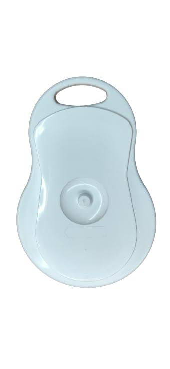 Jetflon Jetflon Bedpans for Elderly Men and Women, Bedpan Heavy Duty Smoothed Countoured for Bed-Bound Patient,Plastic Bed pan for Medical Centers and Home Use White (Pack of 1)