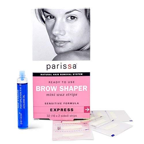 Parissa Parissa Hair Removal Systems Wax Strips Mini Eyebrow 32 Count