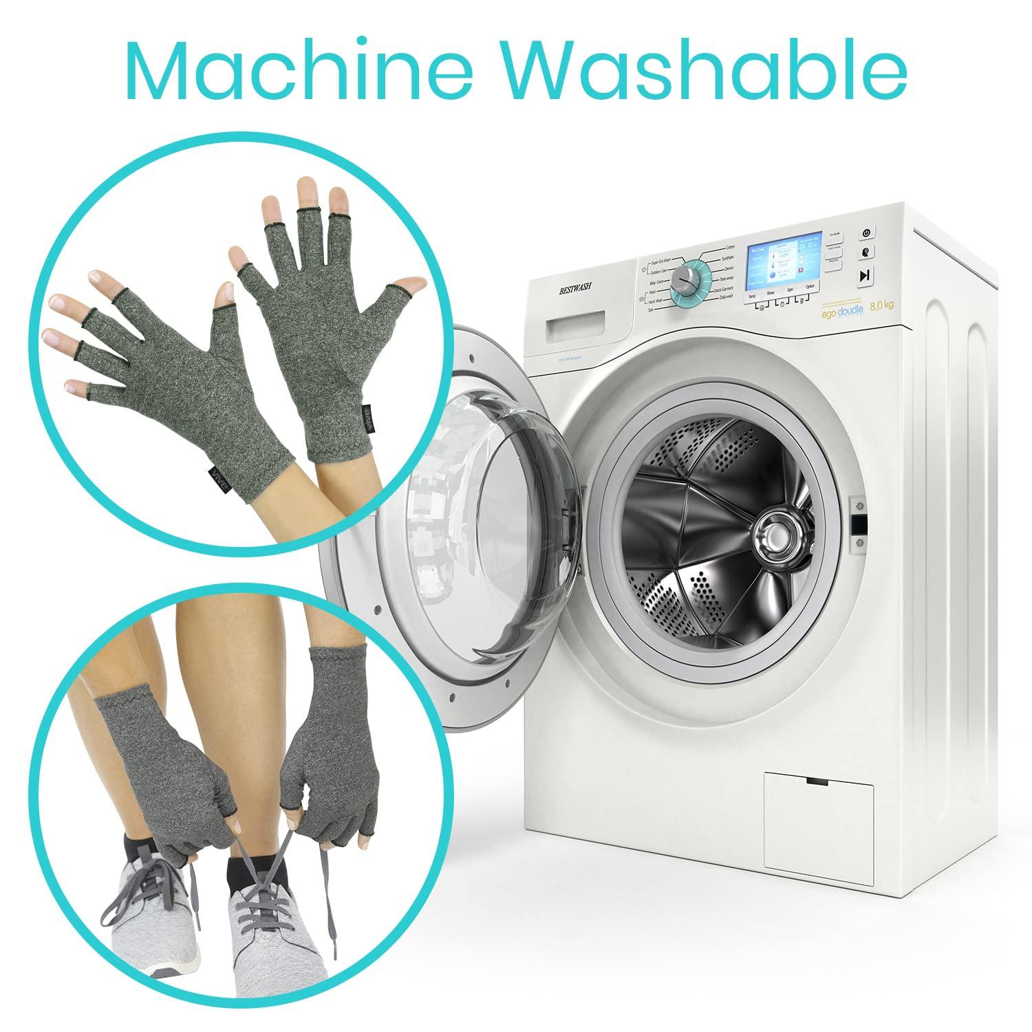 VIVE Arthritis Gloves by Vive - Compression Gloves Provide Relief from Arthritis in Hands - Aids Finger Joint Pain - Ideal Hand Gloves for Arthritis - One Pair