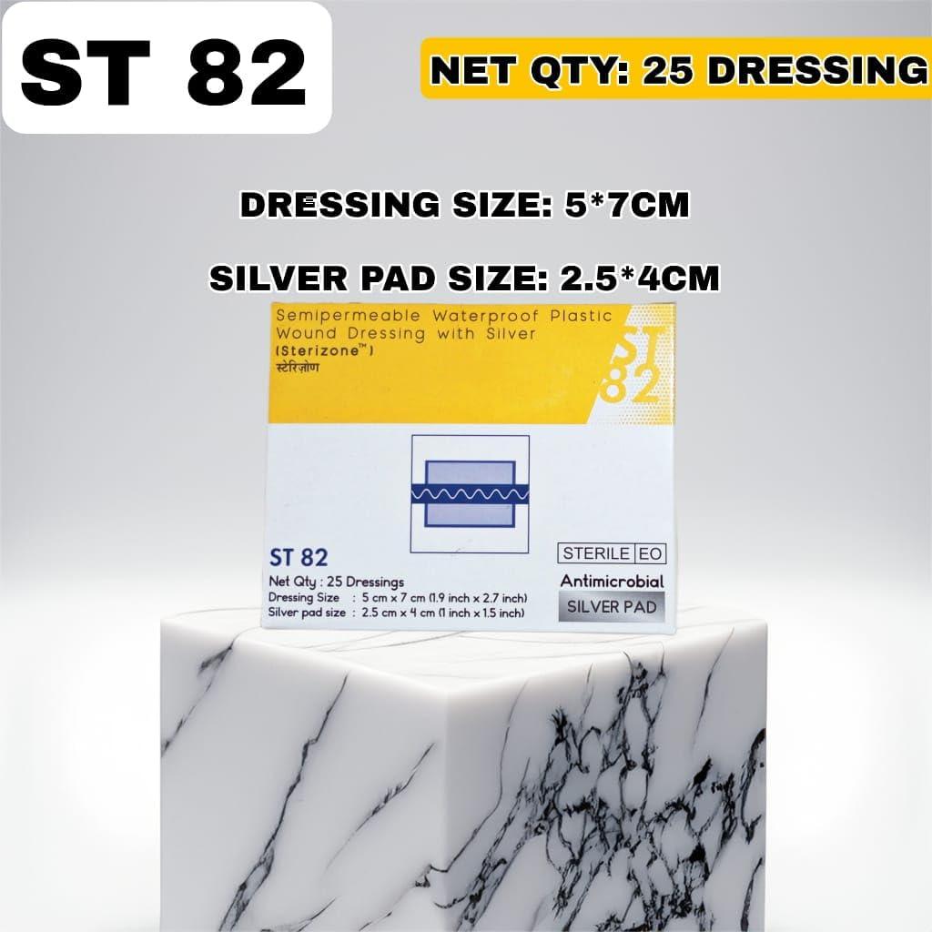DYNAMIC TECHNO MEDICAL STERIZONE ST 82,sterizone dressing pad waterproof,sterizone dressing pad,PACK OF 25