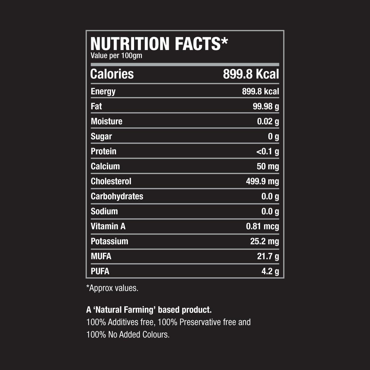 Dailies Dailies A2 Gir Buffalo 100% Desi Ghee, Cultured butter by Churning Curd for Health & Wellness, 350 ml