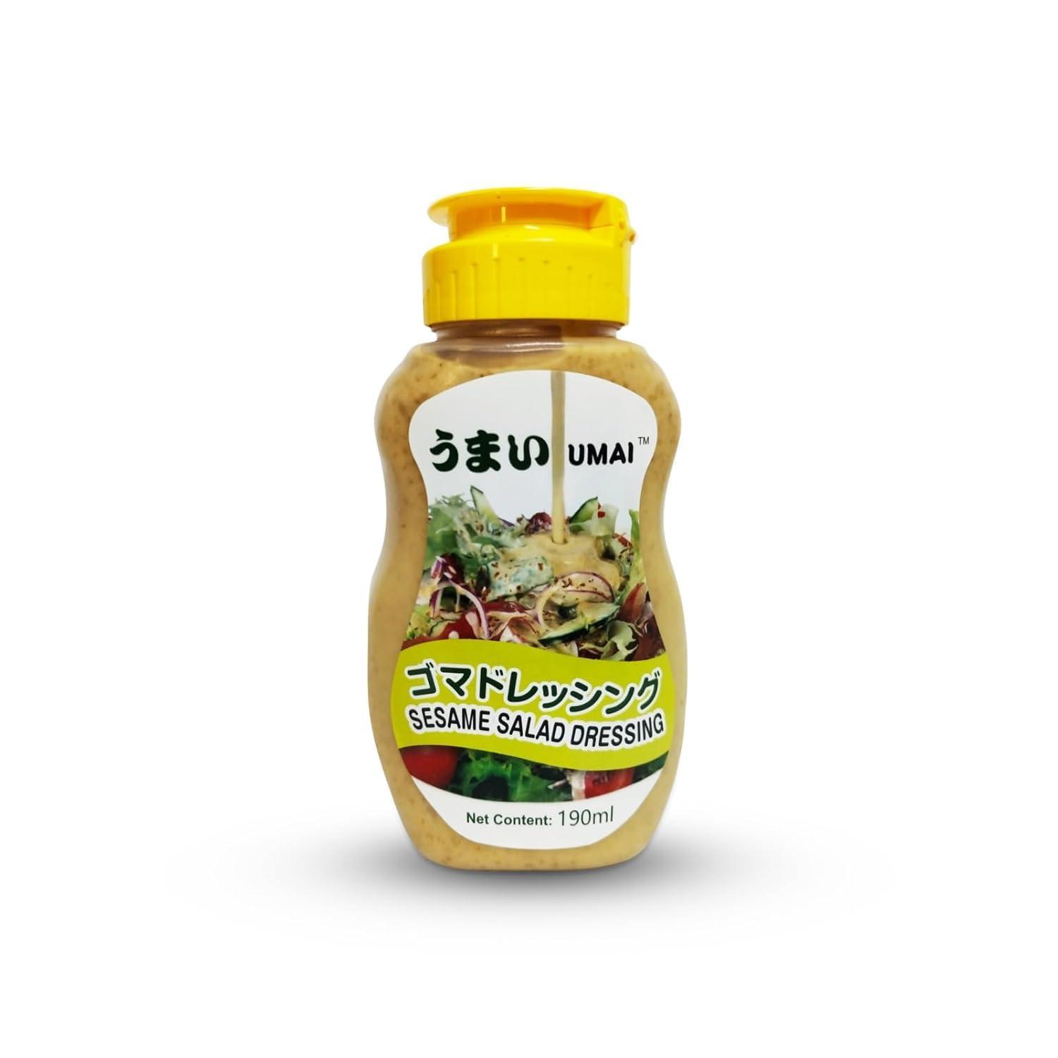 UMAI UMAI Roasted Sesame Salad Dressing 280ml | Ready to eat | Gourmet Salad Dressing