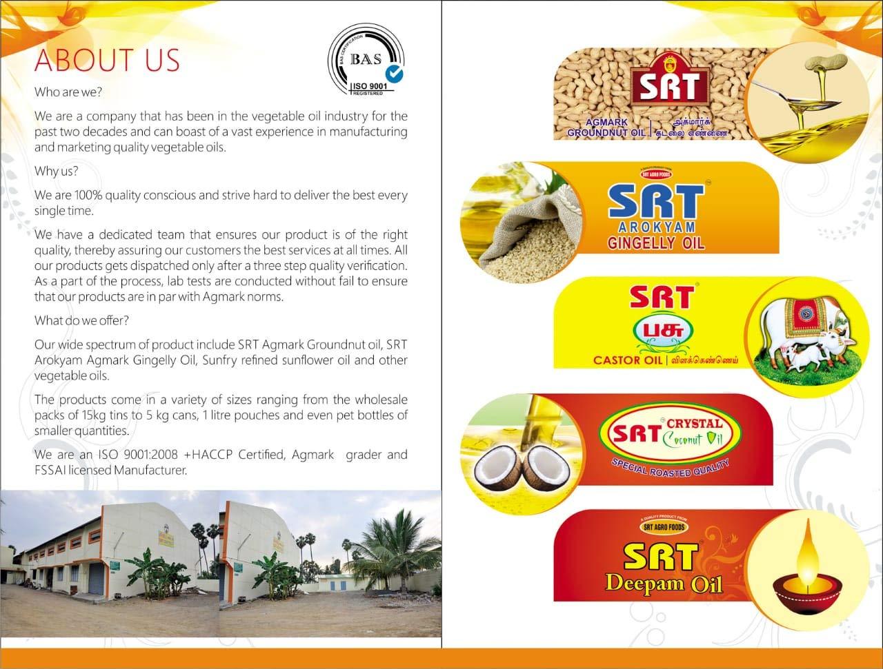 SRT SRT Deepam Oil, 1 Litre (Pack of 5)