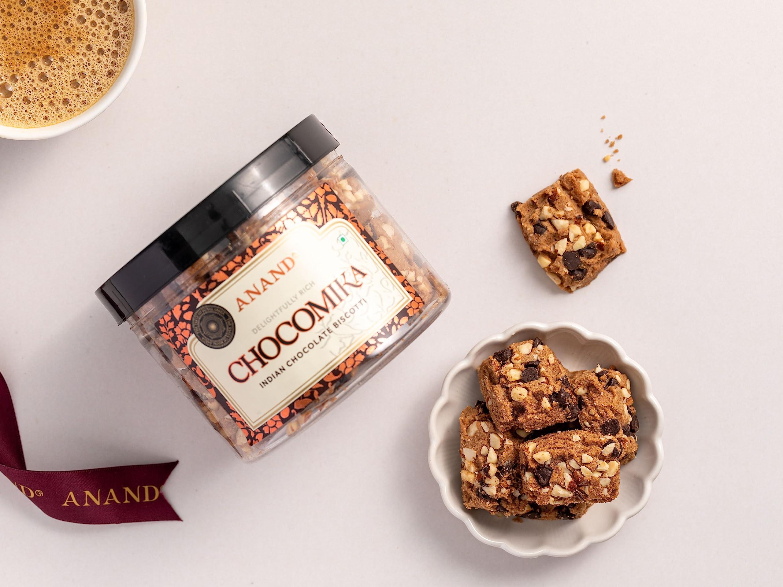 ANAND ANAND Premium Biscotti Combo - Badamika Pistamika Chocomika Combo, 450g (Pack of 3 (675 g))