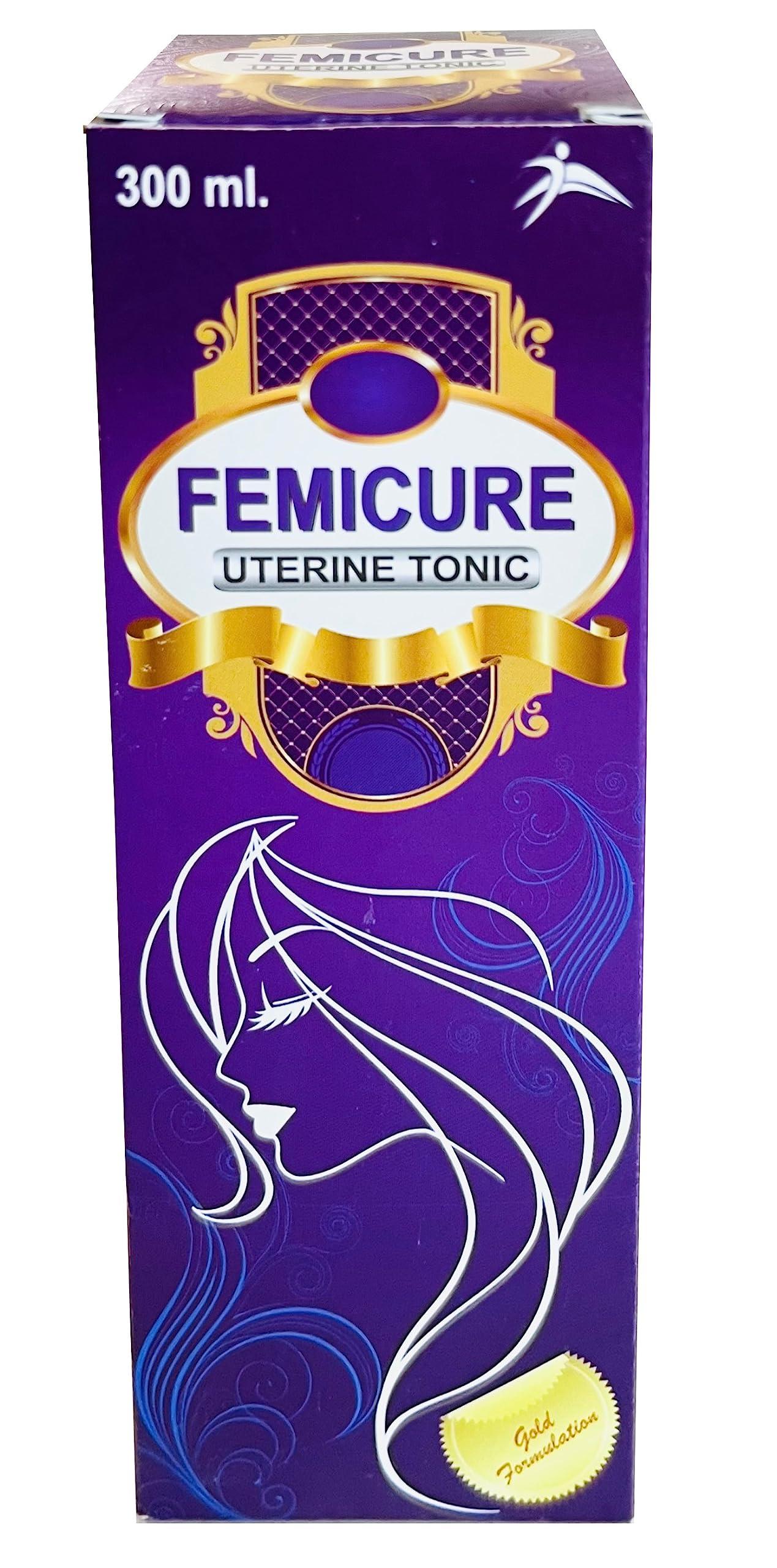 Accure Pharma Pvt Ltd Femicure | Ayurvedic Syrup for Women| General Wellness, Menstrual discomfort or delay, PCOD, PCOS, Hormonal Imbalance in women| 300 ml | Accure Pharma (BUY 2 AND GET 1 FOOT CREAM FREE WORTH Rs. 249)
