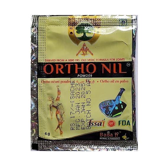 RAMAYURVEDA ENTERPRISES Ortho Nil Powder Hebral Ortho Nil Powder Babaji Herbals (30 SACHETS)