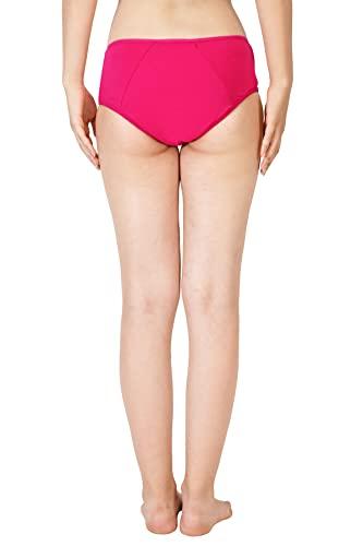 BAMBOOLOGY BAMBOOLOGY Reusable Period Panties for Women & Girls | Bamboo Fabric Leak Proof Panty | Wash & Reuse Menstrual Underwear (XXX-Large, Fuschia)