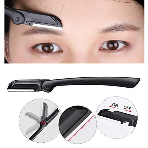 Anjetan Anjetan 9PCS Eyebrow Kit Universal Stainless Steel Eyebrow Grooming Set Eyebrow Care Kit Eyebrow Scissors Eyebrow Tweezers for Women Eyebrow Kits