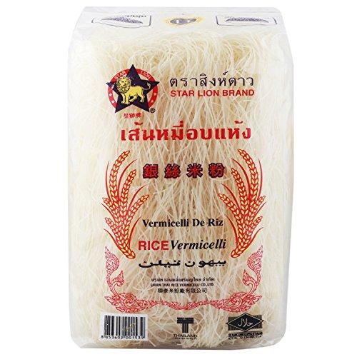 Pantai Star Lion Rice Vermicelli 500g (Pack of 2 (500g x 2))