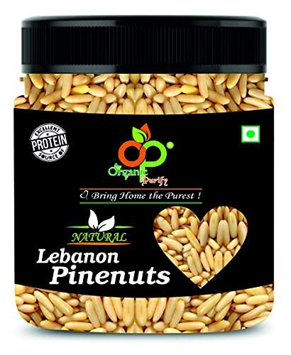 Organic Purify Organic Purify Lebanon Pine Nuts, 250g Jar Pack | Chilgoza | All Premium. Jar Pack